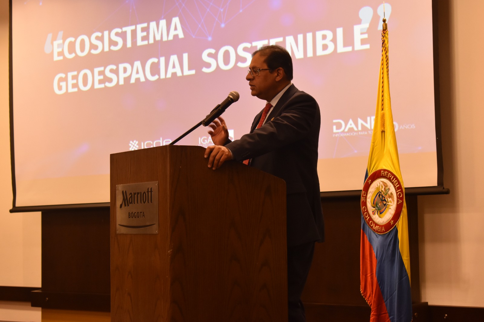 Dr. Gustavo Adolfo  Marulanda, director General IGAC